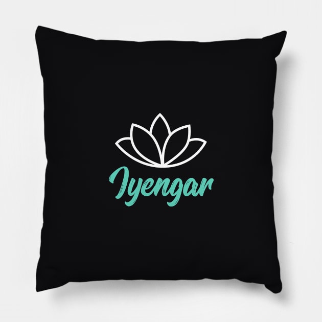 Yoga Iyengar lotus Pillow by SajuLamere