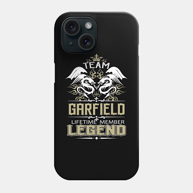 Garfield Name T Shirt -  Team Garfield Lifetime Member Legend Name Gift Item Tee Phone Case by yalytkinyq