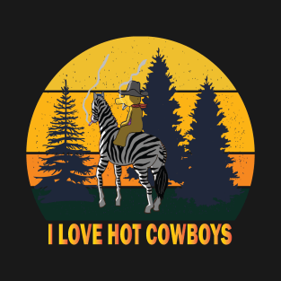 I love hot cowboys T-Shirt