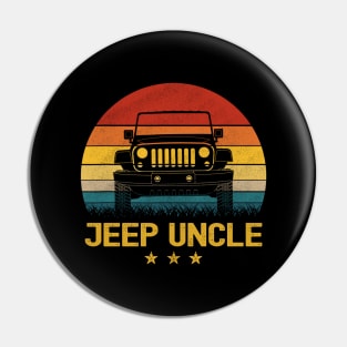 Vintage Jeep Jeep Uncle Jeep men Jeeps Lover Pin