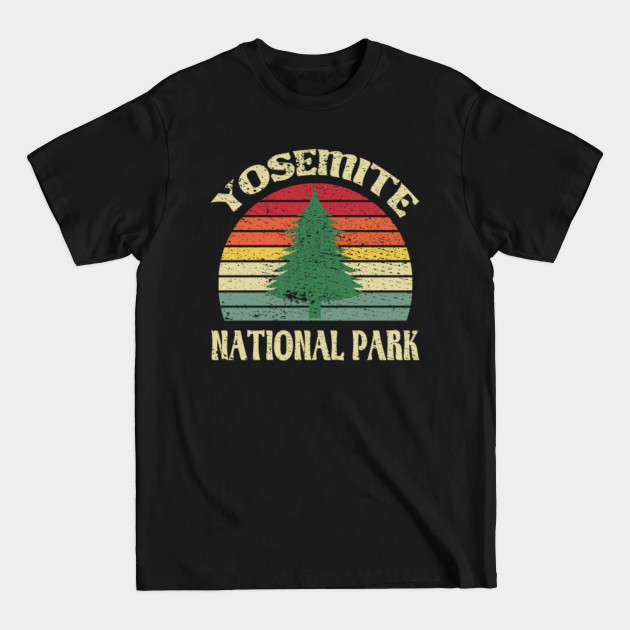 Disover yosemite national park retro - Yosemite - T-Shirt