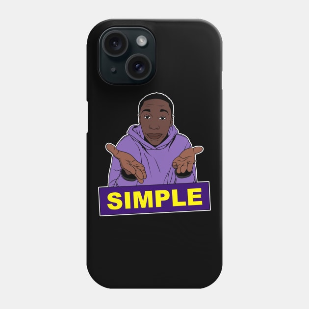 Khaby Lame Simple Phone Case by liomal