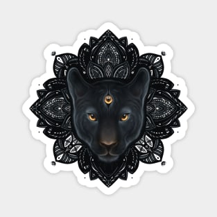 Panther Mandala - Woke Panther Magnet