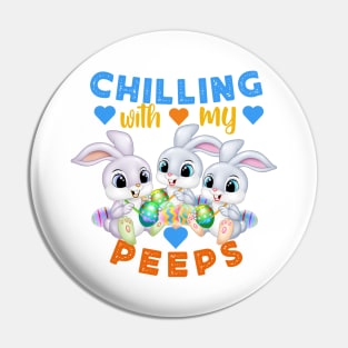 Chilling with my peeps Pin