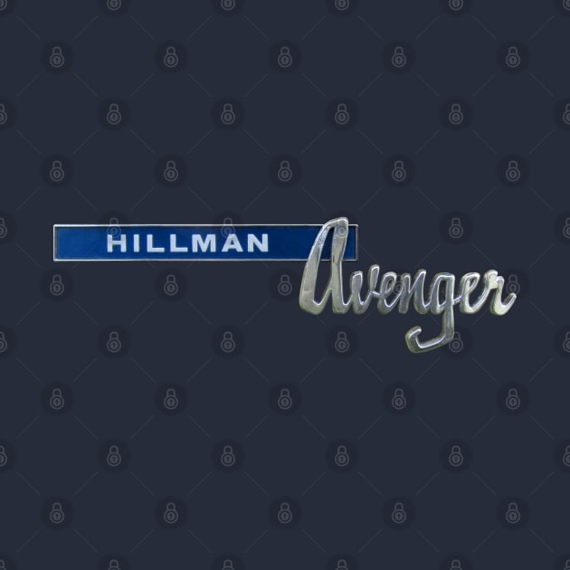 Hillman Avenger 1970s classic car badge by soitwouldseem
