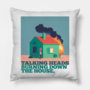 Talking Heads ••• Original 80s Style Fan Artwork Pillow