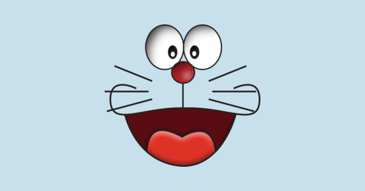  Doraemon Face  Doraemon  Sticker TeePublic