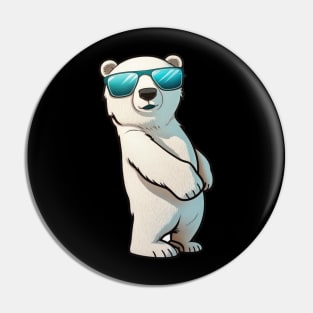 Cool Polar Bear Pin