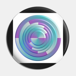 Circle swirl Pin