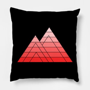 Mountain of Triangles Pillow