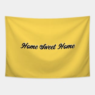 Home Sweet Home - Mustard Yellow Tapestry