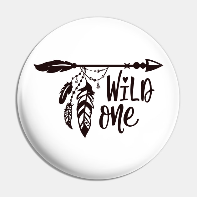 Wild One Pin by Ombre Dreams