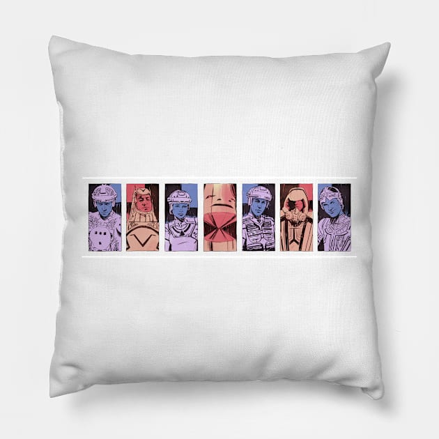 Tron portraits Pillow by deimos-remus