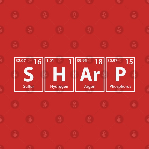 Sharp (S-H-Ar-P) Periodic Elements Spelling by cerebrands