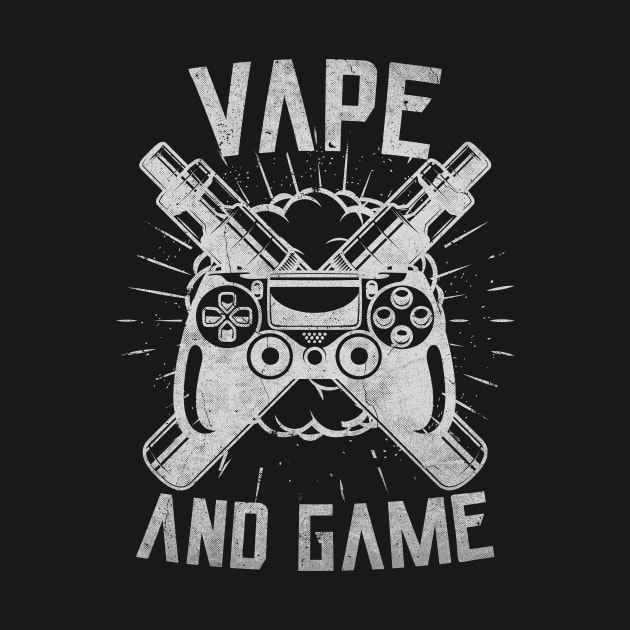 Vape And Game For Gamers That Love Vaping by bestcoolshirts