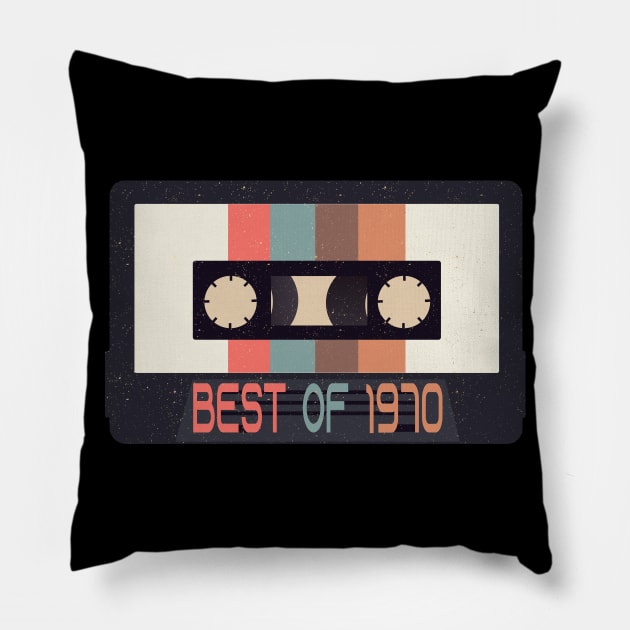 50th Birthday Gift Born in 1970 50 Years Old Vintage 1970, Best Of 1970, Made in 1970, Retro Vintage 50th Birthday, Vintage 1970 50th Birthday Gift, 1970 The Year Of The Legends Pillow by wiixyou