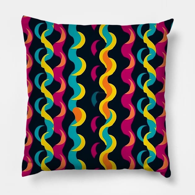 Discrete Pansexual Pride | LGBTQ+ Pillow by QueerPatterns