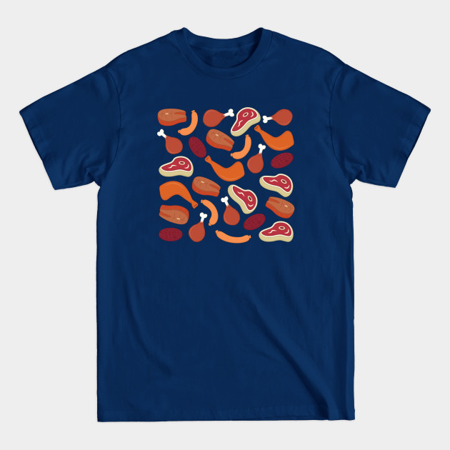 Discover Meat Pattern - Meat - T-Shirt