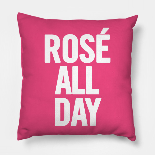 rose all day pillow