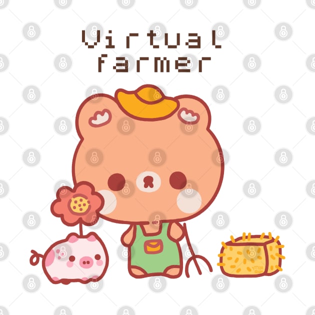 virtual farmer by missrainartwork 