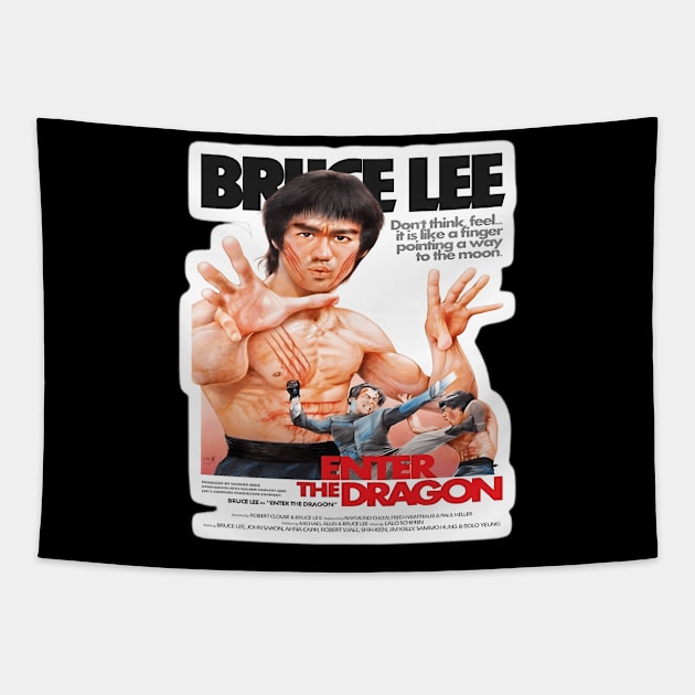 Lee LegendMovie Jeet Kune Do Bruce Be Water Tapestry by Garmentcrooks