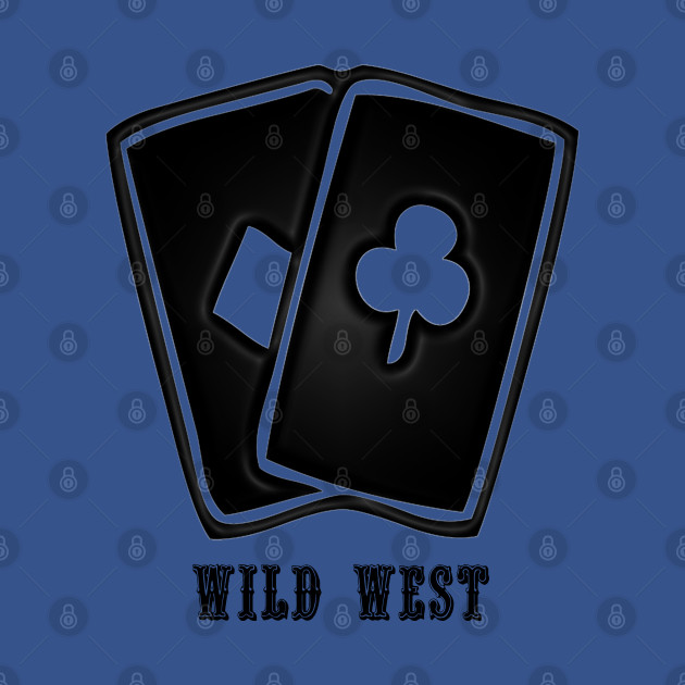 Disover Western Era - Wild West Playing Cards - Playing Cards - T-Shirt