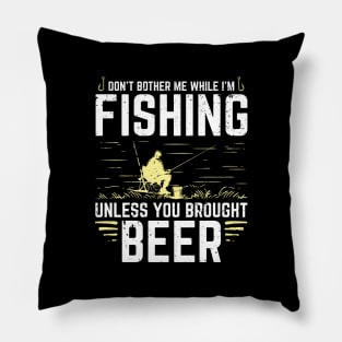 Funny Fishing Fish Fisherman Sport Bass Carp Gift Pillow