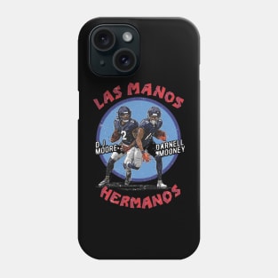 D.J. Moore & Darnell Mooney Chicago Las Manos Hermanos Phone Case