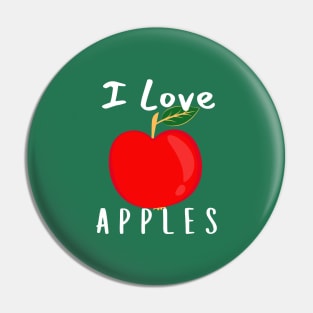 I Love Apples! Pin