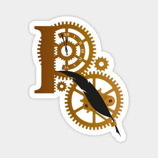 Rusty Quill Logo #2 (Light Print) Magnet