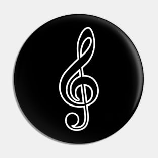 Treble Clef Pin