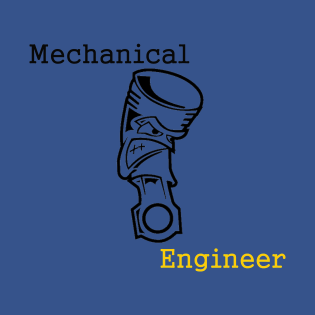 mechanical engineer t-shirt by volcano