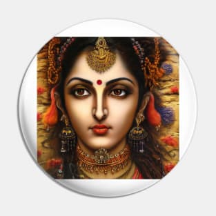 Indian Goddess Pin