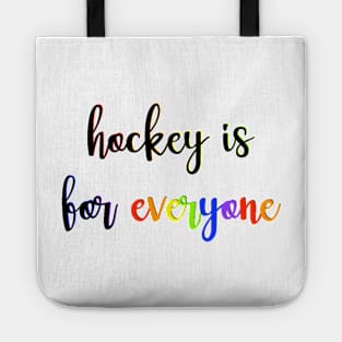 hockey is for everyone Tote