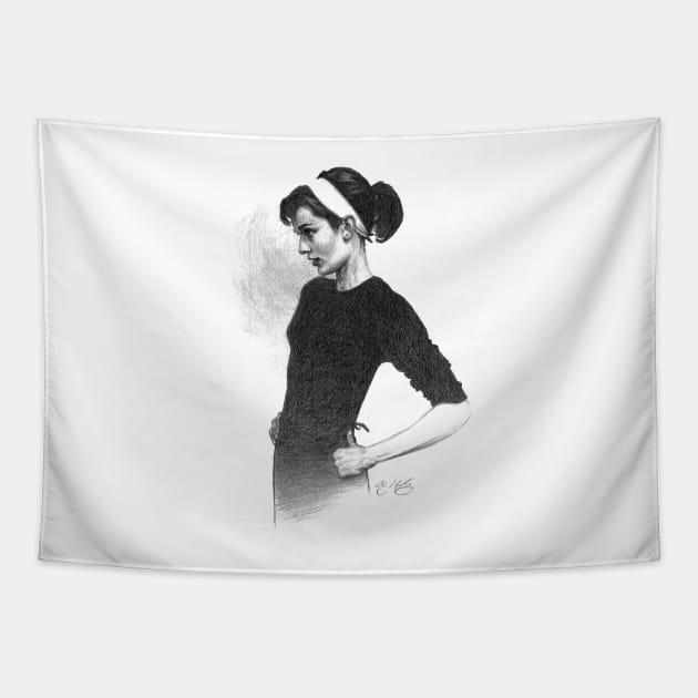 Audrey Tapestry by CraigMahoney