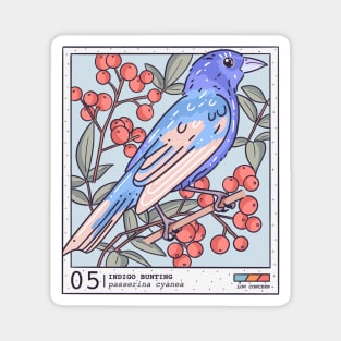 Indigo Bunting Magnet