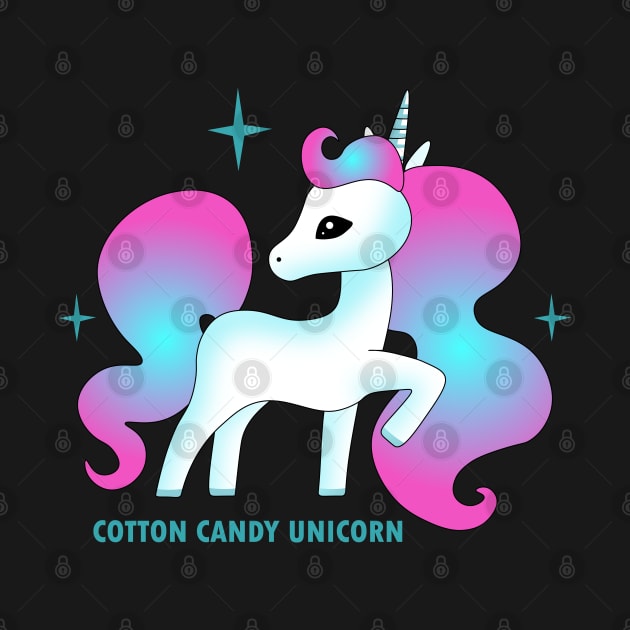 Cotton candy unicorn by Karroart