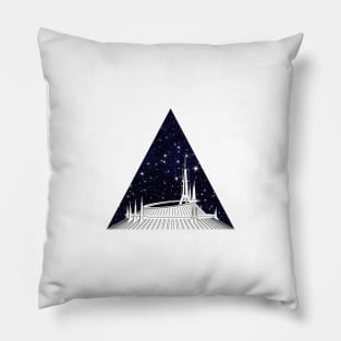 Space Mountain Geometric Pillow