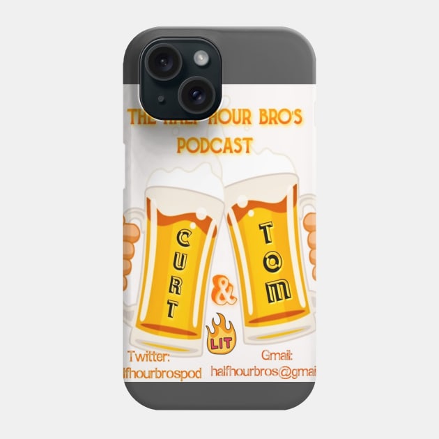 Half hour bro's podcast merch Phone Case by Half hour bros podcast merch