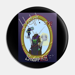 H.I.S. Book Cover Pin