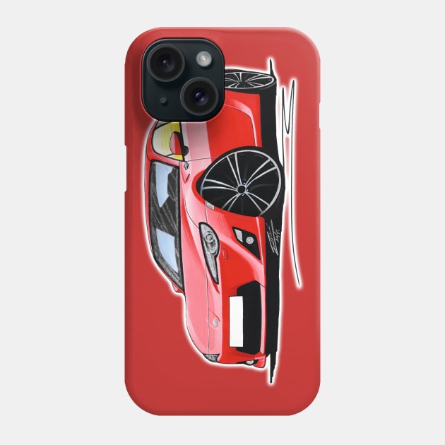 Toyota GT86 Red Phone Case by y30man5