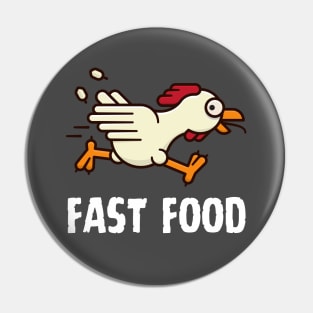 Fast Food Chicken Pin