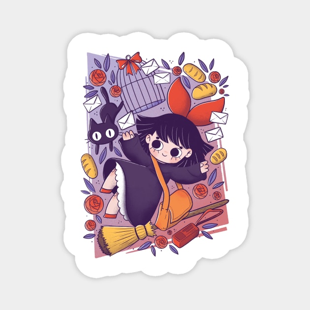 Little Witch Magnet by TaylorRoss1