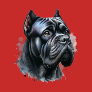 cane corso painting T-Shirt