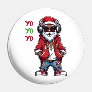 Black-Santa Pin