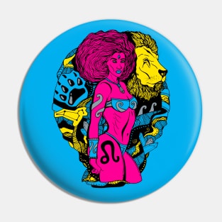 CMYK Leo Beauty Pin