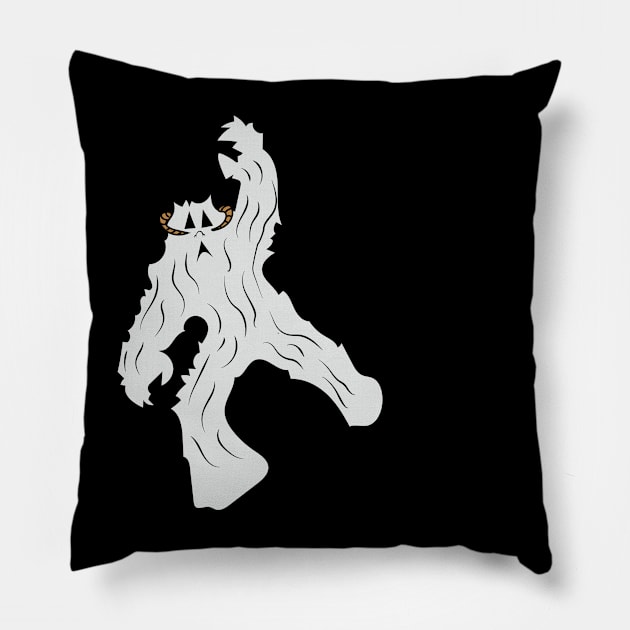 Wampa Pillow by rychudesigns