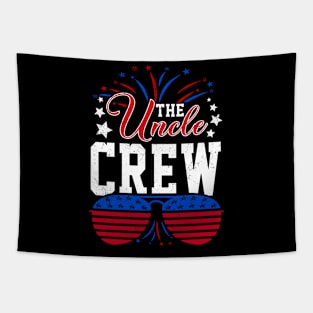 Uncle Crew 4Th Of July Patriotic American Family Matching Tapestry