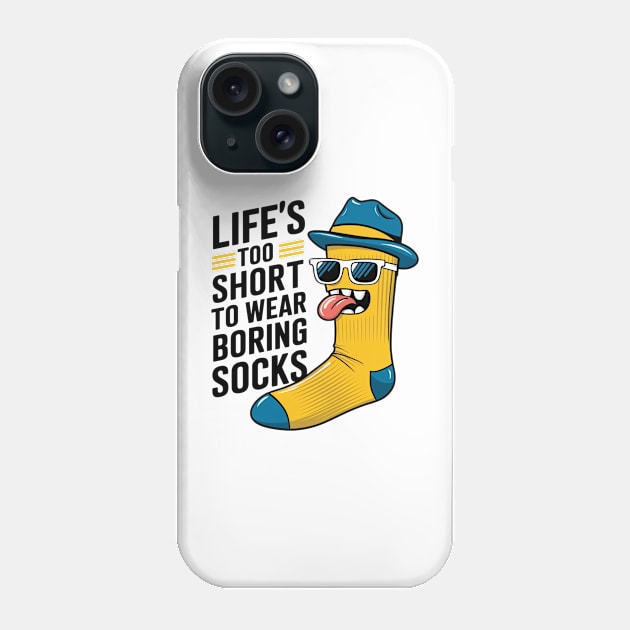 Boring Socks Phone Case by Pajosy Original