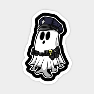 Ghost Police Officer Magnet